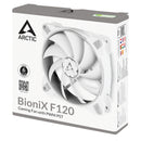 Arctic BioniX F120 120mm PWM Fan with Cable Splitter (Grey/White) (ACFAN00164A)