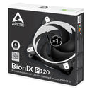 Arctic BioniX P120 120mm PWM Fan with Cable Splitter (White/Black) (ACFAN00116A)
