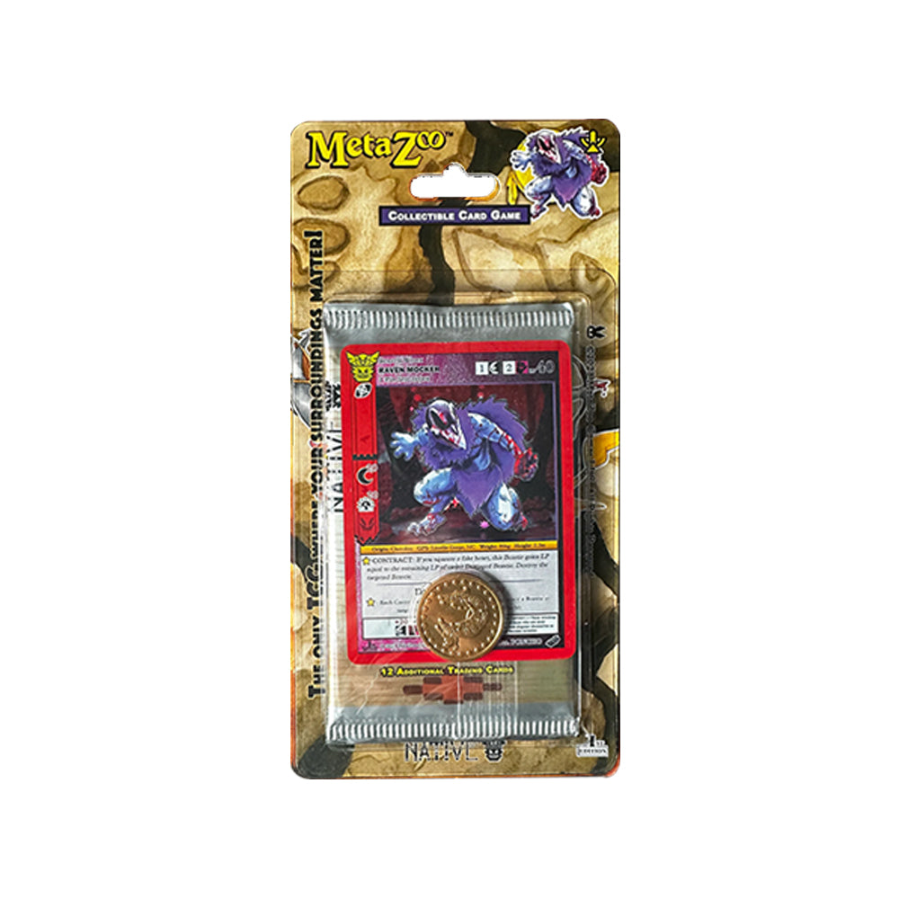 Metazoo Trading Card Game Native 1st Edition Blister Pack (Raven Mocker)