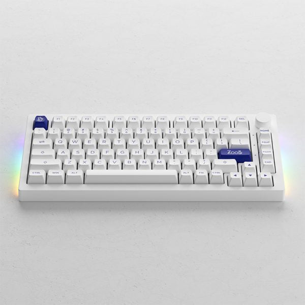 Akko Blue On White 5075B Plus Multi-Modes RGB Mechanical Keyboard