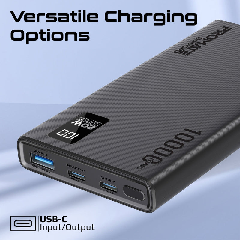 Promate Bolt-10PD 10000mAh Compact Smart Charging Power Bank | DataBlitz