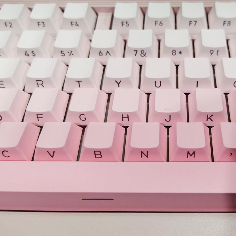 E-Yooso Z-101 RGB 101 Keys Tri-Mode Hot-Swappable Mechanical Keyboard Gradient Pink