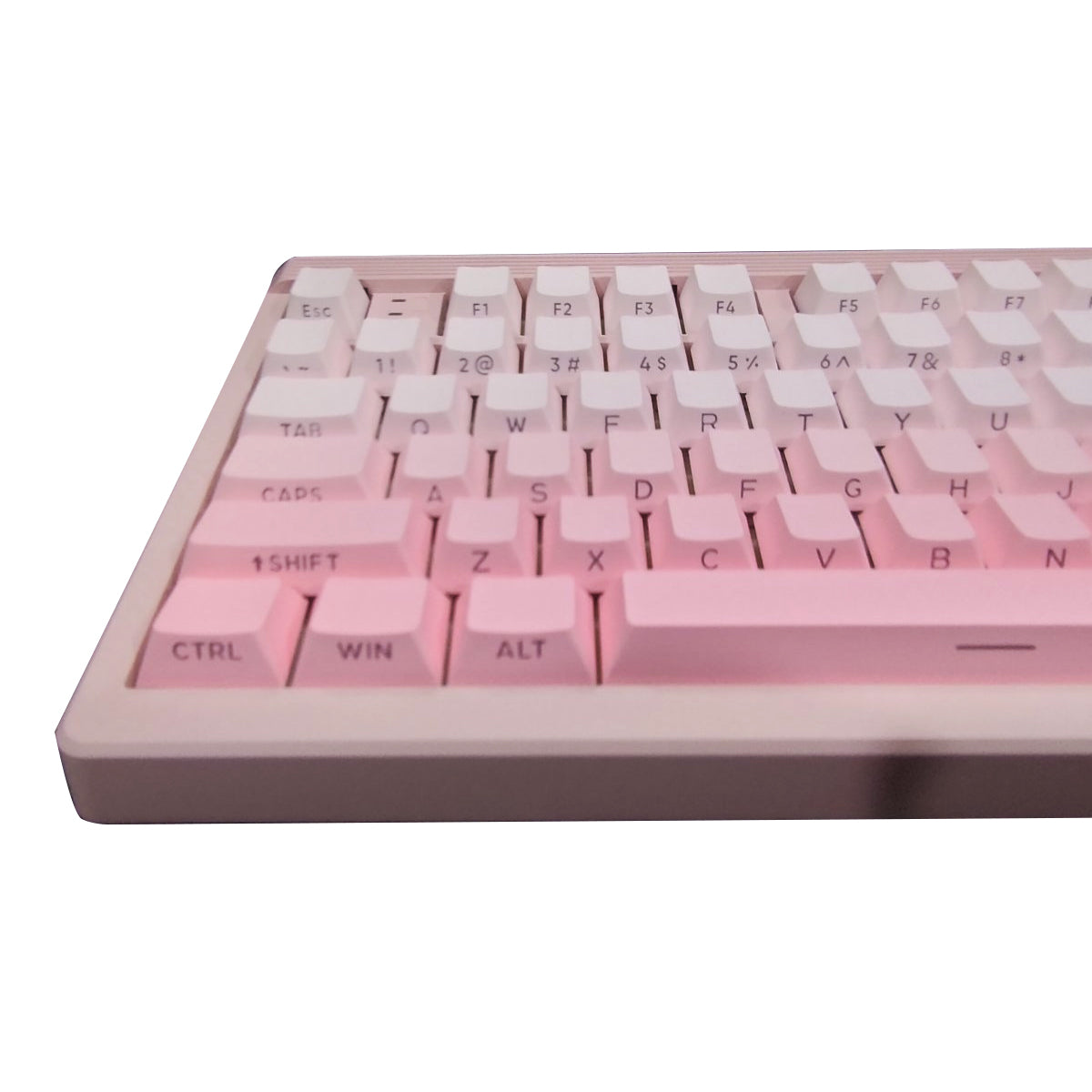 E-Yooso Z-101 RGB 101 Keys Tri-Mode Hot-Swappable Mechanical Keyboard Gradient Pink