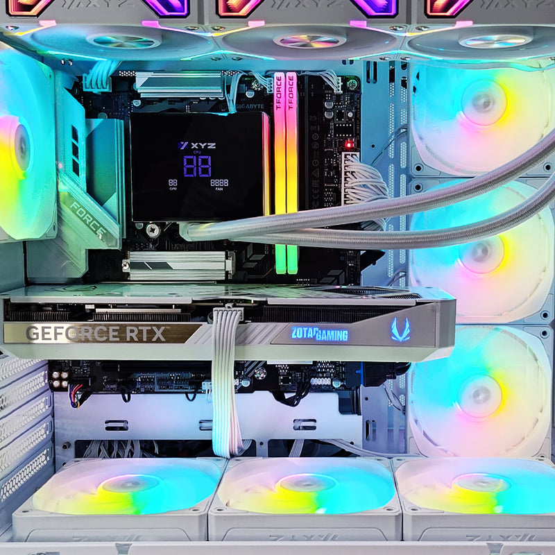 Aurora Tesseract X 2D White Desktop Gaming PC | DataBlitz