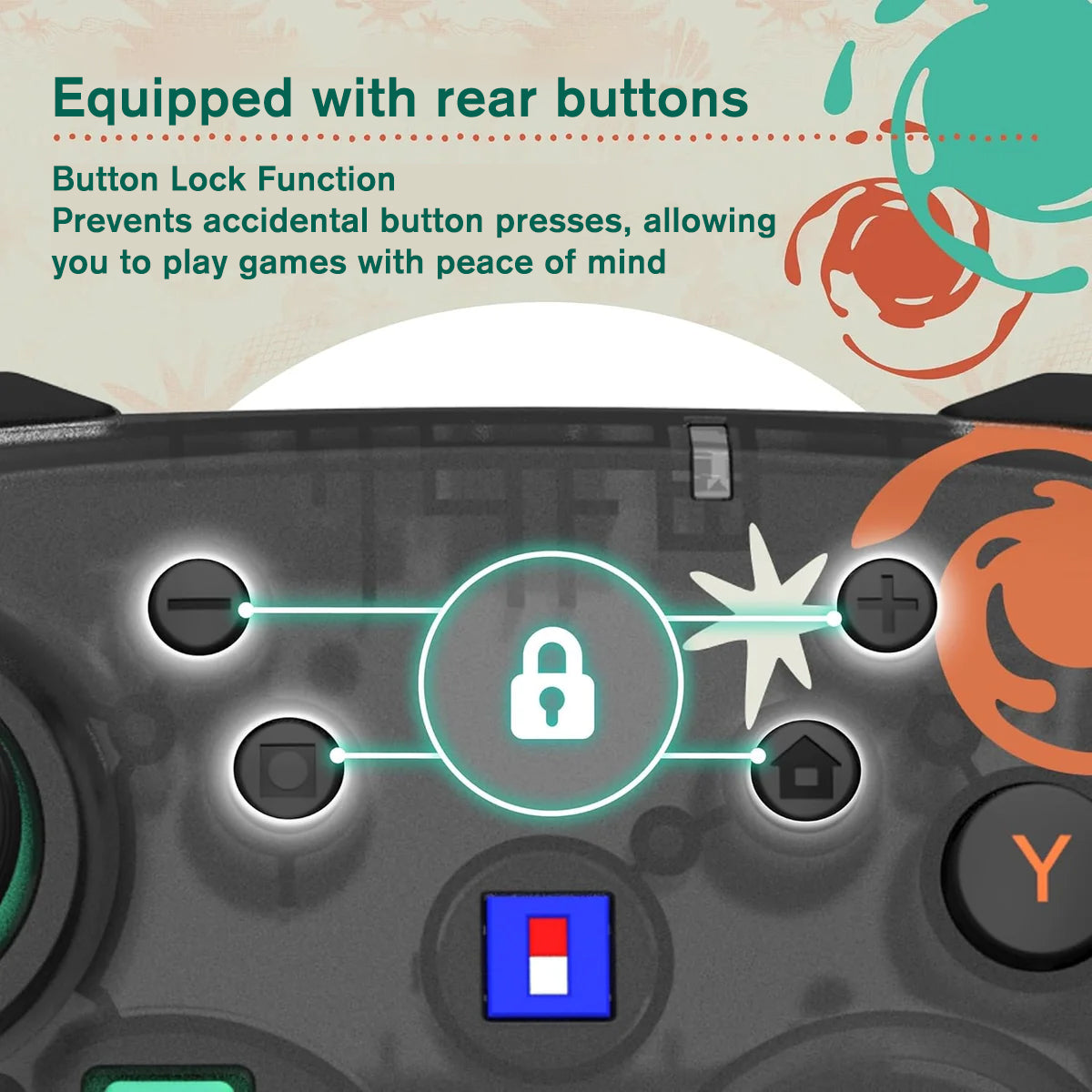 Hori Wireless Horipad Turbo Controller for Nintendo Switch 2 (Splatoon Raiders) (NSX-239A)