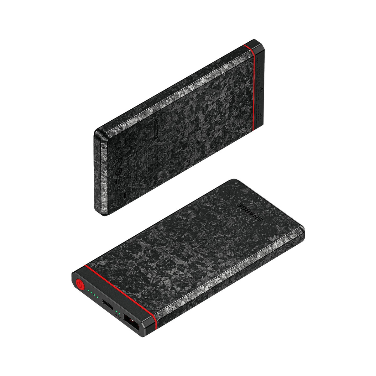 Sharge CarbonBlade Ultra-Thin Power Bank 10000mAh 22.5W (Black) (C1)