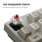 Keychron C1 Pro 8K QMK RGB Hot-Swappable 80% TKL Wired Custom Mechanical Keyboard