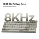 Keychron C1 Pro 8K QMK RGB Hot-Swappable 80% TKL Wired Custom Mechanical Keyboard