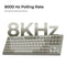 Keychron C1 Pro 8K QMK RGB Hot-Swappable 80% TKL Wired Custom Mechanical Keyboard