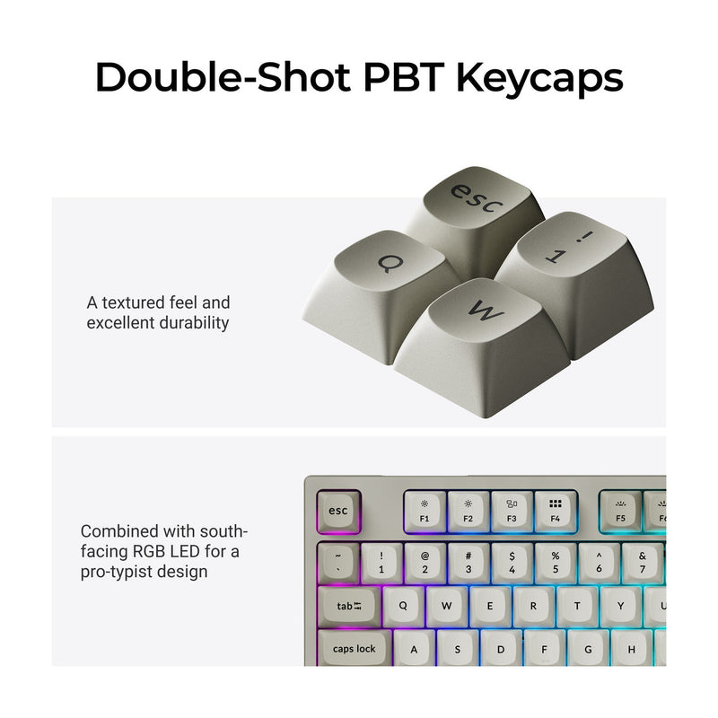 Keychron C2 Pro 8K QMK RGB Hot-Swappable Full Size Wired Custom Mechanical Keyboard