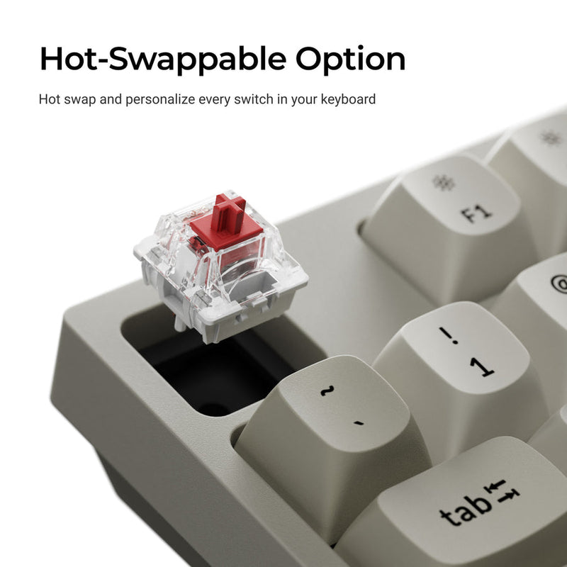 Keychron C2 Pro 8K QMK RGB Hot-Swappable Full Size Wired Custom Mechanical Keyboard