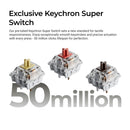 Keychron C2 Pro 8K QMK RGB Hot-Swappable Full Size Wired Custom Mechanical Keyboard
