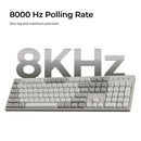 Keychron C2 Pro 8K QMK RGB Hot-Swappable Full Size Wired Custom Mechanical Keyboard