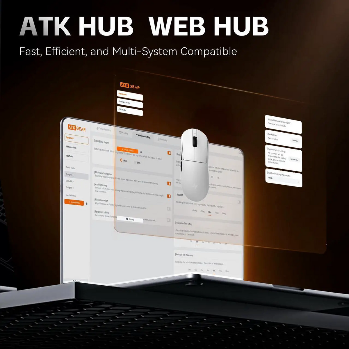 ATK Dragonfly A9 Plus 2.0 Lightweight Wireless Gaming Mouse