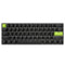 Royal Kludge RK-C61 Single-Mode RGB 61 Keys Hot Swappable Magnetic Mechanical Keyboard Black/Green