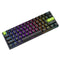 Royal Kludge RK-C61 Single-Mode RGB 61 Keys Hot Swappable Magnetic Mechanical Keyboard Black/Green