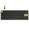 Royal Kludge RK-C61 Single-Mode RGB 61 Keys Hot Swappable Magnetic Mechanical Keyboard Black/Green
