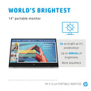 HP E14 G4 1B065AA 14" Diagonal FHD IPS 60Hz USB Type-C Portable Monitor