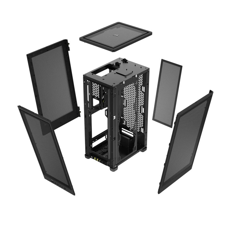 Corsair 2000D Airflow Mini-ITX PC Case (Black, White)