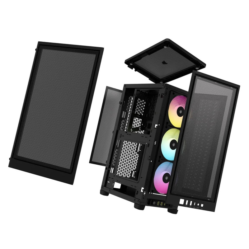 Corsair iCue 2000D RGB Airflow Mini-ITX PC Case (Black)