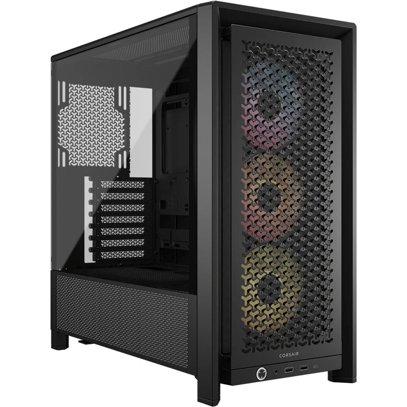 Corsair Frame 4000D RS ARGB Modular Mid-Tower PC Case (Black, White)