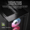 Corsair Frame 4000D RS ARGB Modular Mid-Tower PC Case (Black, White)