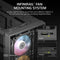 Corsair Frame 4000D RS ARGB Modular Mid-Tower PC Case (Black, White)