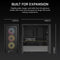 Corsair Frame 4000D RS ARGB Modular Mid-Tower PC Case (Black, White)