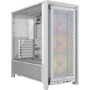 Corsair Frame 4000D RS ARGB Modular Mid-Tower PC Case (Black, White)