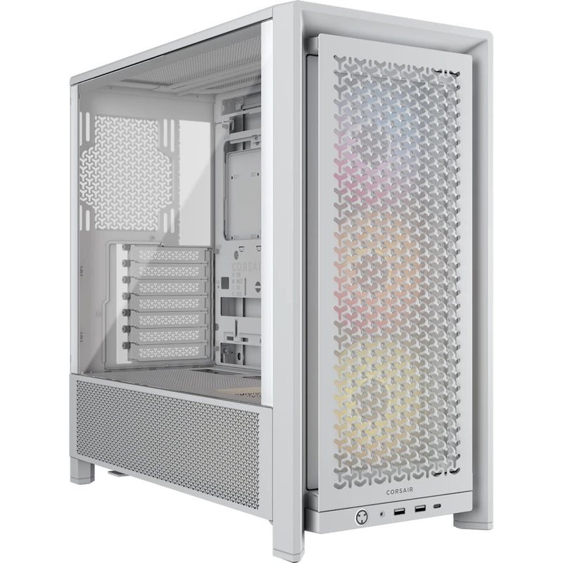 Corsair Frame 4000D RS ARGB Modular Mid-Tower PC Case (Black, White)