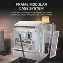 Corsair Frame 4000D RS ARGB Modular Mid-Tower PC Case (Black, White)