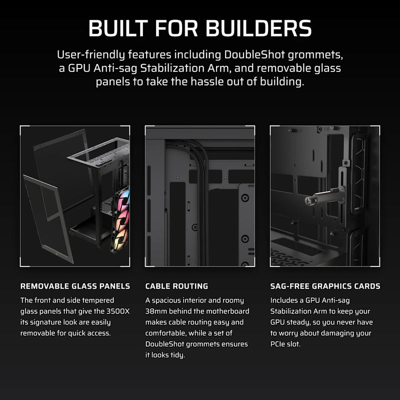 Corsair 3500X RS-R ARGB Mid-Tower PC Case