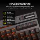 Corsair K70 Max RGB Magnetic-Mechanical Gaming Keyboard (Steel Grey) (Adjustable MGX Switches)