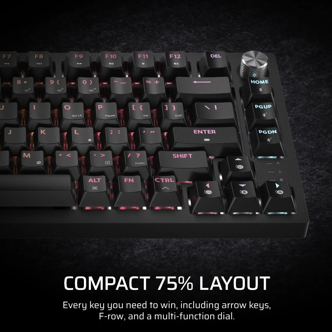 Corsair K65 Plus Wireless 75% RGB Mechanical Gaming Keyboard (MLX Fusion Tactile Switch)