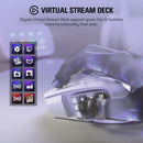 Corsair Scimitar Elite Wireless SE MMO Gaming Mouse (Gunmetal, White)