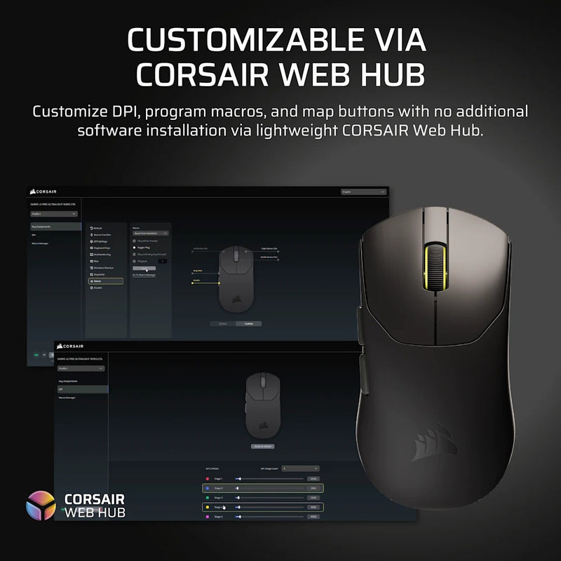 Corsair Sabre V2 Pro Ultralight Wireless Gaming Mouse