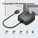 Vention 4-Port USB 3.0 Hub - USB-A to USB 3.0 x 4 + Micro-B - 0.15M (CHBBB)