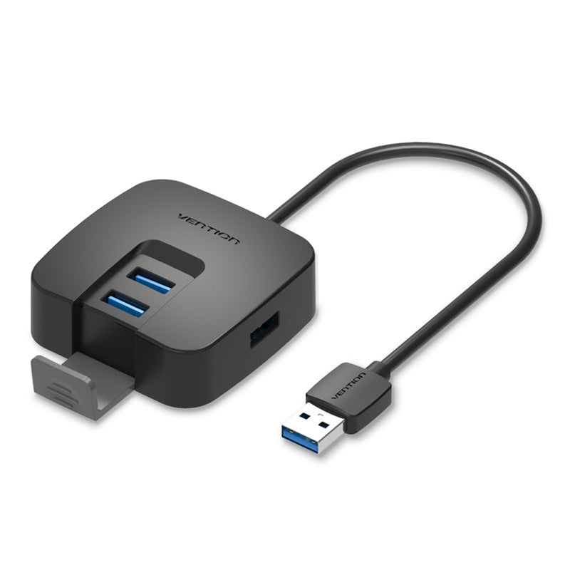 Vention 4-Port USB 3.0 Hub - USB-A to USB 3.0 x 4 + Micro-B - 0.15M (CHBBB)