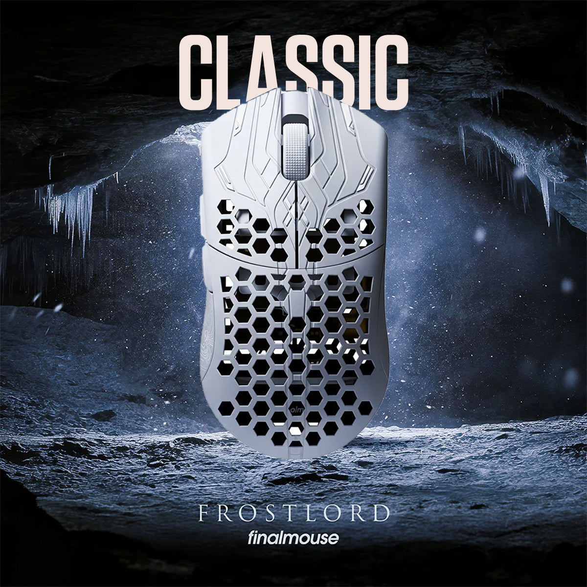 Finalmouse ULX Frostlord Wireless Gaming Mouse (Small, Medium, Classic)