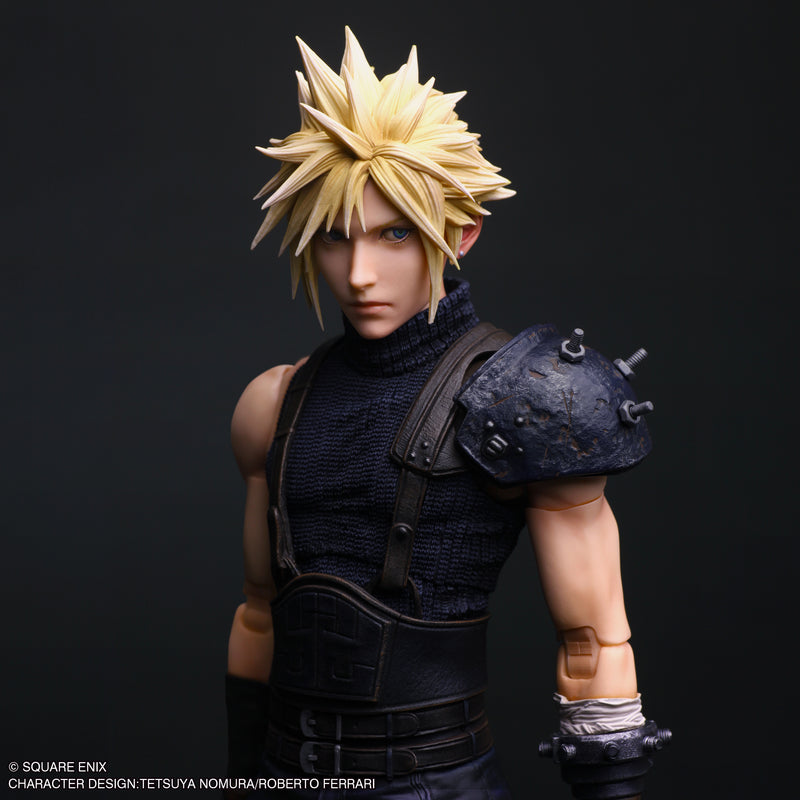 Final Fantasy VII Rebirth Play Arts Shin Action Figure - Cloud Strife