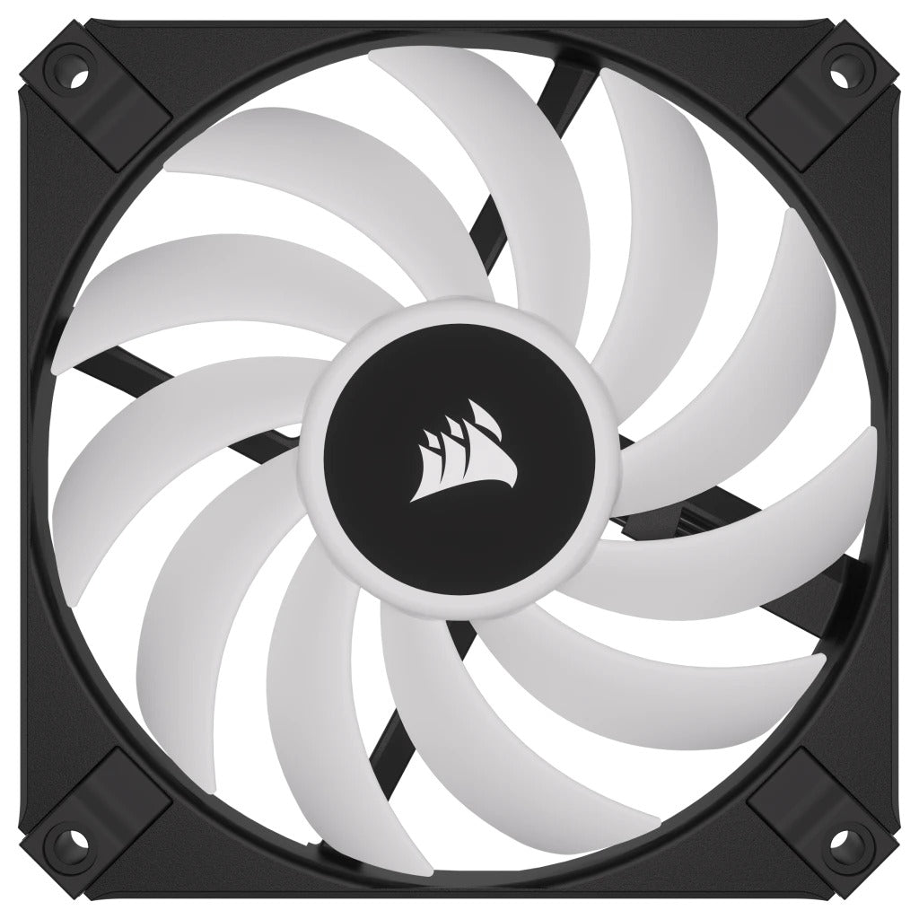 Corsair iCUE AF120 RGB Slim 120MM PWM Fluid Dynamic Bearing Fan With Lightning Node Core (Black)