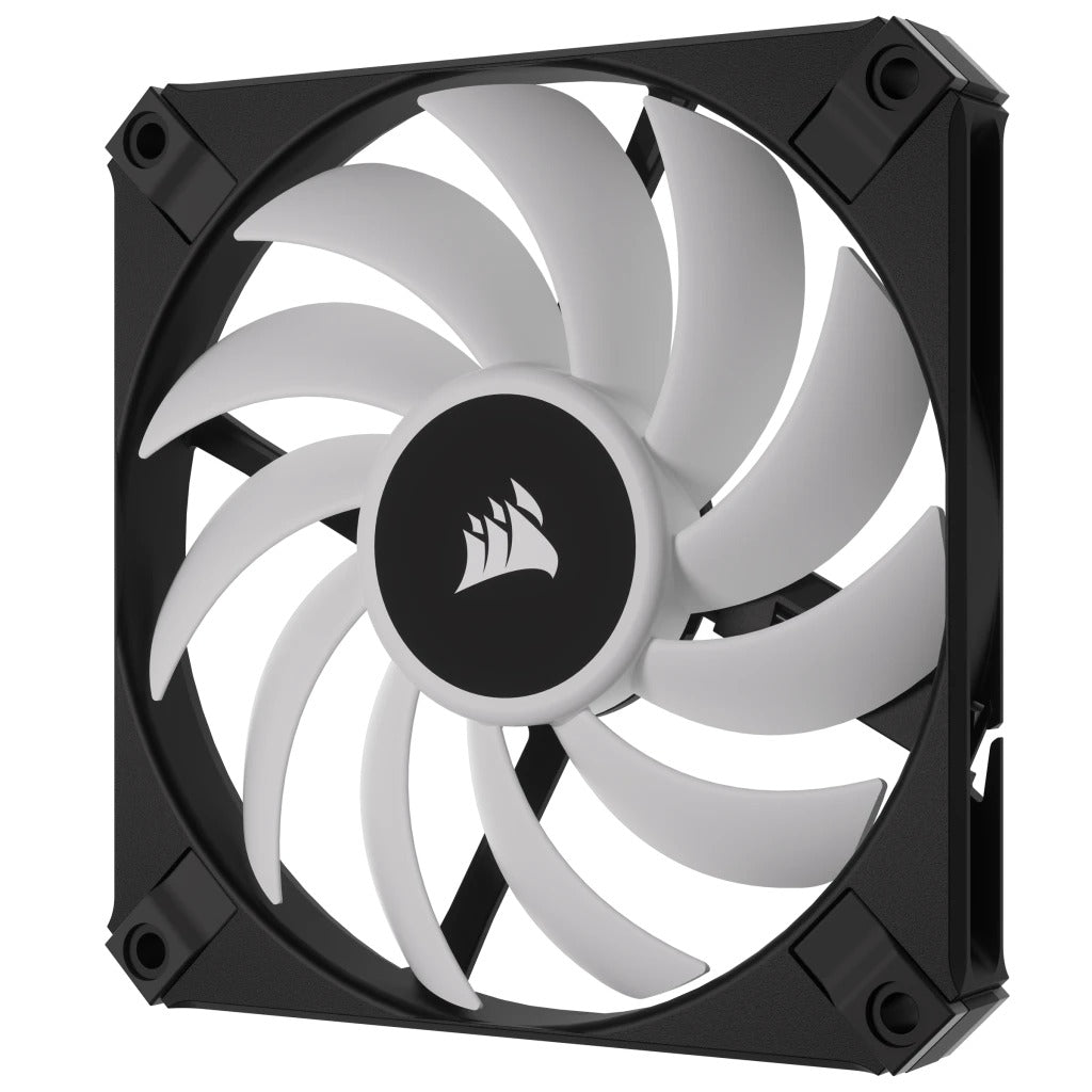 Corsair iCUE AF120 RGB Slim 120MM PWM Fluid Dynamic Bearing Fan With Lightning Node Core (Black)