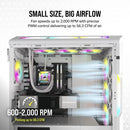 Corsair iCUE AF120 RGB Slim 120MM PWM Fluid Dynamic Bearing Fan