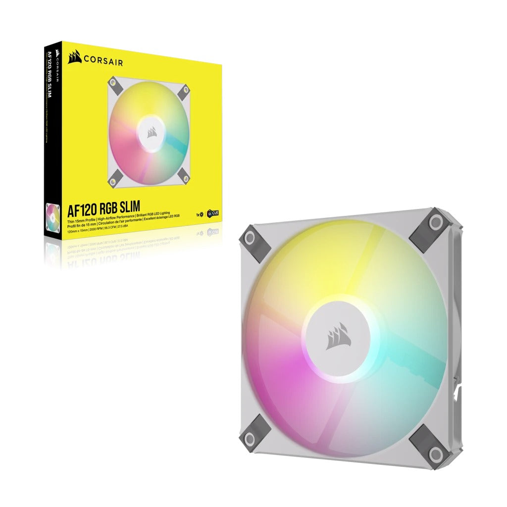 Corsair iCUE AF120 RGB Slim 120MM PWM Fluid Dynamic Bearing Fan