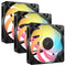 Corsair RS120-R ARGB 120mm PWM Reverse Fan - Triple Pack