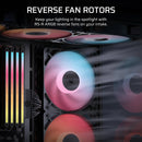 Corsair RS120-R ARGB 120mm PWM Reverse Fan - Triple Pack