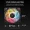 Corsair RS120-R ARGB 120mm PWM Reverse Fan - Triple Pack