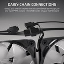 Corsair RS120-R ARGB 120mm PWM Reverse Fan - Triple Pack