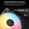 Corsair RS120-R ARGB 120mm PWM Reverse Fan - Triple Pack