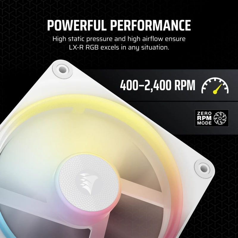 Corsair iCue Link LX120-R RGB 120mm PWM Reverse Single Expansion Fan